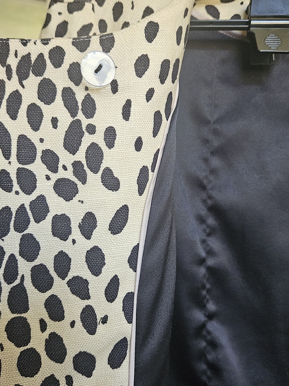 Emerson Fry Linen Leopard Print London Coat Size 8 - Picture 5 of 11